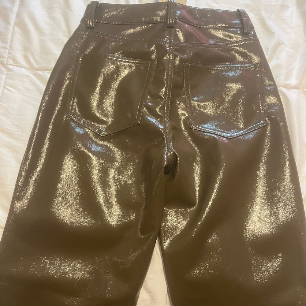 Vegan leather pants
